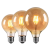 Led Edison Bulb Filament Lamp Imitation Tungsten Lamp Brown Amber G80e27 Vintage Ornament Bulb