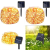 Amazon Solar Copper Wire Lamp LED Fairy Lighting Chain Outdoor Waterproof Floor Outlet Decorative Lamp Christmas Lights