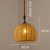 hemp rope ceiling lamp retro atmosphere lighting chandelier restaurant decoration retro lamp personality creative hemp rope hemp rope ceiling lamp