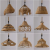 hemp rope ceiling lamp retro atmosphere lighting chandelier restaurant decoration retro lamp personality creative hemp rope hemp rope ceiling lamp