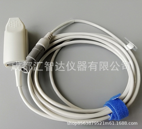 专供出口 供外贸迈瑞宝莱特 汇智达模拟数字 成人儿童监护仪血氧探头连线