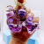 Liquid Oil Milky Tea Cup Doll Baby Accessories Acrylic Drift Bottle Key Chain Cute Men and Women Accessories