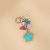 Korean Cross-Border Sold Jewelry Doll Love Jelly Keychain Creative Pendant Bag Car Key Ring Small Gift