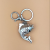 Cross-Border 3d Lucky Koi Metal Keychains Mobile Phone Accessories Handbag Pendant Advertising Small Gift Pendant