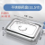 304 Stainless Steel Disinfection Box with Lid Square Plate Lid Disinfection Plate Dressing Changer Instrument Plate with Hole Surgical Tray Instrument Box