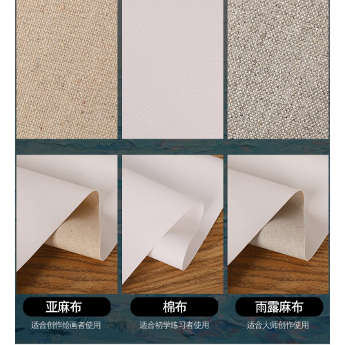 Export Linen White Cotton Digital Canvas Linen Receiving Cloth Decorative Painting Printing Spraying Cloth Water-Repellent Cloth