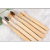 Natural Color Bristle Hotel Rainbow Bamboo Toothbrush Bamboo Handle Bamboo Carbon Toothbrush Wooden Toothbrush