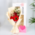 Teacher's Day Gift for Female Teachers in Primary and Secondary Schools Rose Sunflower Bouquet Finished Product Wholesale Kindergarten Graduation Gift