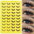 Dingsen False Eyelashes Factory Stable Supply Fried Hair Dd Warped Degree 20 Pairs Color Support Thick Curl Eyelash New