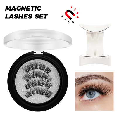 dingsen false eyelashes factory direct supply magnetic eyelash glue-free magnet eyelash set magnetic clip