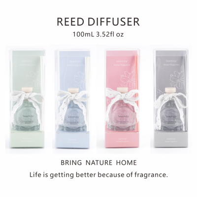 Rose New Reed Diffuser Essential Oil Rattan Fragrance Home Bedroom Hotel Air Freshing Agent Aromatic Customization