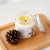 INS Style Cross-Border Christmas Aromatherapy Candle Soy Wax Glass Home Fragrance Candle with Hand Gift Fragrance Customization