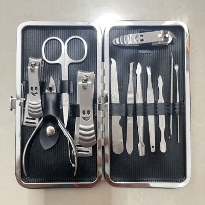 Nail Clippers Nail Clippers Nail Polish Peeling Pick Nail Scissors Oblique Mouth Nail Groove Pliers Nail Beauty Tool Set Wholesale