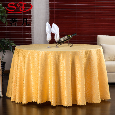 Hotel High-End Classic Flower Tablecloth Nordic Fashion New High-End for Restaurant and Home Use Double Hook round Tablecloth Wholesale