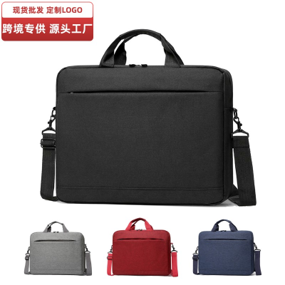 Source Factory Large Capacity Laptop Bag Commuting Briefcase Crossbody Bag Oxford Fabric Cross border Selection