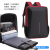 Cross border preferred hard shell computer bag business and leisure backpack USB charging Oxford fabric source factory
