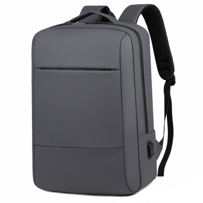 Cross border preferred business commuting backpack, computer bag large capacity anti splash film fabric source factory