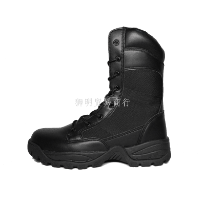 Side Zipper Tactical Boots Men Boots Outdoor High Ankle Military Boots Tactical Boots Factory Wholesale Military Boots 