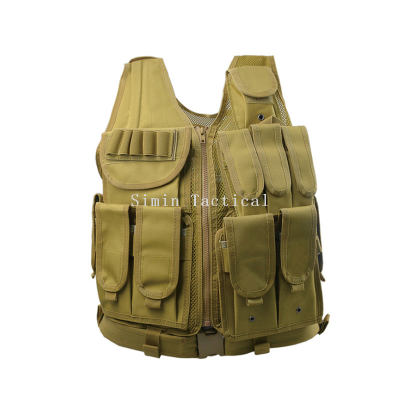 Spot Trio Breathable Amphibious Combat Multi-Functional Quick Release Tactical Vest Camouflage Outdoor Tactics Vest
