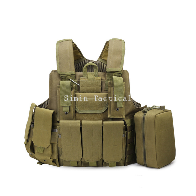 Amazon New Outdoor Tactics Backpack Camouflage Multifunction Vest Tactical Vest Cs Field Camouflage Vest