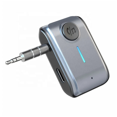 Bluetooth 5.3 Wireless Transmitter 3.5mm AUX Audio Port Handsfree Bluetooth Stereo Music Adapter Car Kit Bluetooth Receiver