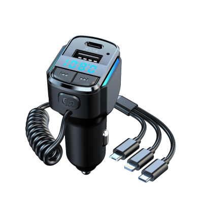 Handsfree Wireless Bluetooth Car Adapter Transmitter fm MP3 For Car Audio Receiver USB Transmitter Fast Charger Car Modulator