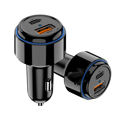 PD Car Charger 20wa + C Car Mobile Phone Charger Car PD Fast Charging Head over Certification Car Charger