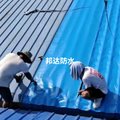 Blue Colored Steel Tile Roof Self-Adhesive Waterproofing Membrane Iron Sheet Roof Metal Roof Water Resistence and Leak Repairing Factory Wholesale
