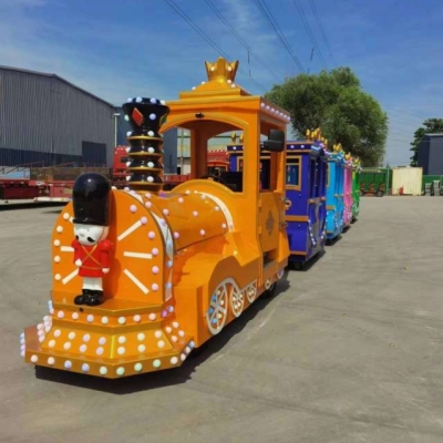 Sightseeing Train Trackless Train Rail Train Large, Medium and Small Train Amusement Equipment Factory Direct Supply and Export