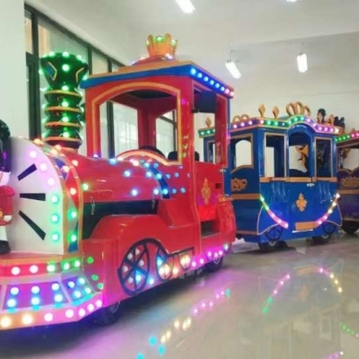 Trackless Train Sightseeing Train Electric Train Large, Medium and Small Train Children's Amusement Equipment Factory New Toys