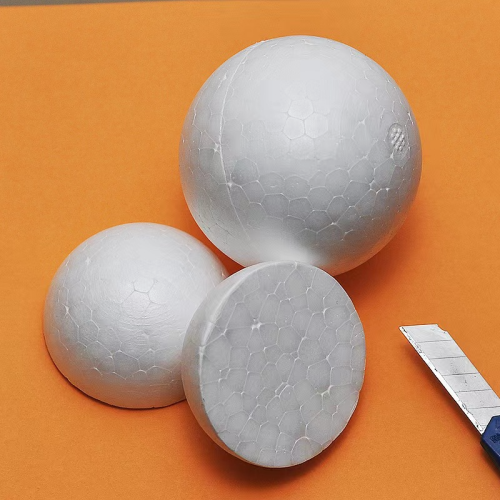 High Density Foam Ball Creative Decorative Foam Ball DIY Handmade White Solid round Toddler Foam