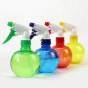 round plastic watering can candy color pastoral watering plastic small watering can 350ml alcohol disinfection bottle 1