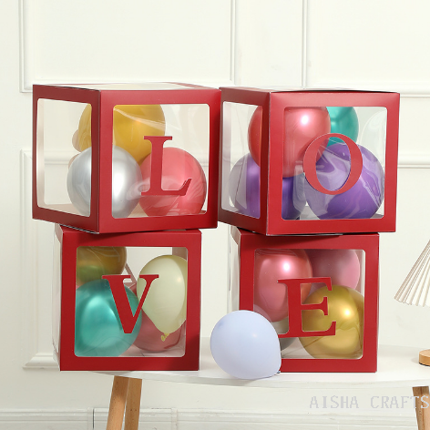 ins creative surprise balloon box scene layout set