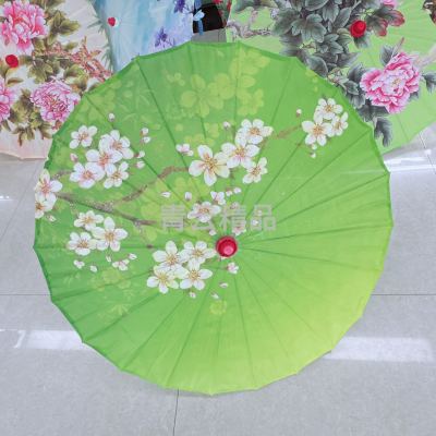 Ancient Chinese Style Umbrella Silk Umbrella Oiled Paper Umbrella Ceiling Decorative Umbrella Hanfu Umbrella Dance Props Umbrella Cheongsam Catwalk Umbrella