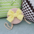 Summer New Straw Bag Small round Bag Coin Purse Key Case Bow Women's Bag Hand-Woven Bag Wholesale