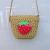 Summer New Children's Hollow Straw Bag Mini Mesh Small Bag Beach Bag Key Shell Bag Strawberry Coin Purse