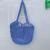 Handmade Knitted Bag Woven Bag Solid Color Mesh Bag Simple Fashion Shoulder Bag Versatile Handbag Women's Storage Bag