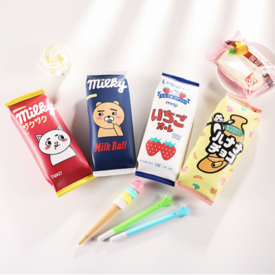 Hot Sale Student Pencil Case Cartoon Stationery Storage Bag Factory Direct Sales Customizable Logo Wholesale