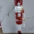 Resin Walnut Soldier Nutcracker Red and White Color Matching Led Decoration Gift