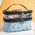 New Double Layer Cosmetic Bag Portable Large Capacity Waterproof Multifunctional Portable Travel Skincare Wash Bag Buggy
