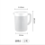 Simple Household Plastic Cold Kettle High and Low Temperature Resistant Cold White Open Kettle Teapot Juice Thickened