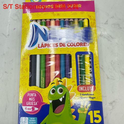 Norm A彩色铅笔出口南美墨西哥4.0芯好质量高品质产品