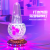 New KTV Ambience Light RGB Colorful Self-Walking Light Automatic Water Spray Household Outdoor Pineapple Fountain Light