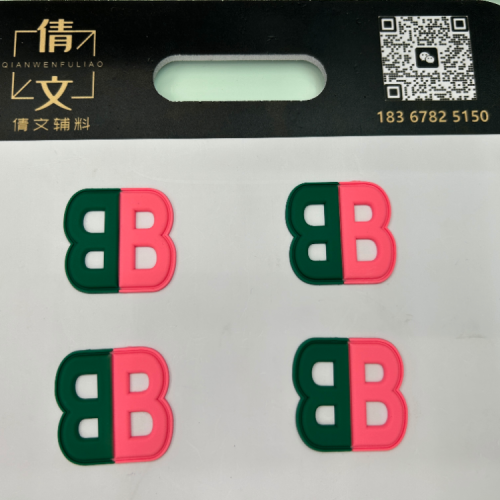 clothing accessories pvc plastic drop trademark shoes and hats bags fashion brand label printing ornament patch silicone stickers clothing accessories