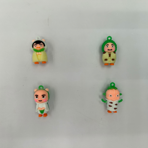 PVC cartoon Cute Key Chain Jewelry Pendant Personalized Bag Car Pendant Keychain Small Gift Wholesale