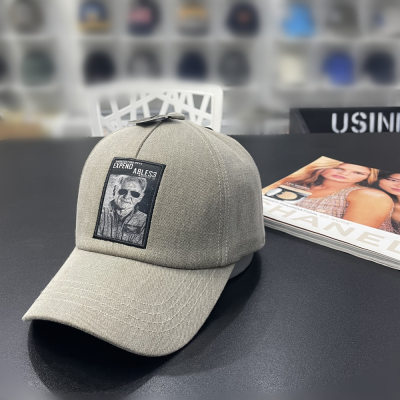 Cross-Border Foreign Trade Retro Worn Looking Washed-out Hat Baseball Cap Soft Peaked Cap Woven Logo Embroidery Printed Logo Sun Hat