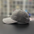 Water Washed Hole Sun Shade Hat Peaked Cap Denim Spring and Summer All-Match Retro Soft Top Sun Protection Distressed Baseball Cap
