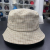 Hat Female Plaid Fisherman Hat Korean Style Sunlight Blocker for Summer Modeling Brim Double-Sided Wear Bucket Hat All-Matching Japanese Style