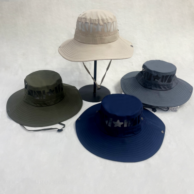 Summer Thin Sun-Proof Sun-Proof Basin Hat Big Brim Outdoor Spring and Summer New Outdoor Travel Fisherman Hat