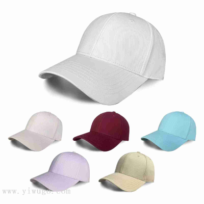 Simple Trendy Korean Style Baseball Cap Textured Pure Cotton Light Board Neutral Cap Outdoor Sun Protection Sun Protection Peaked Cap